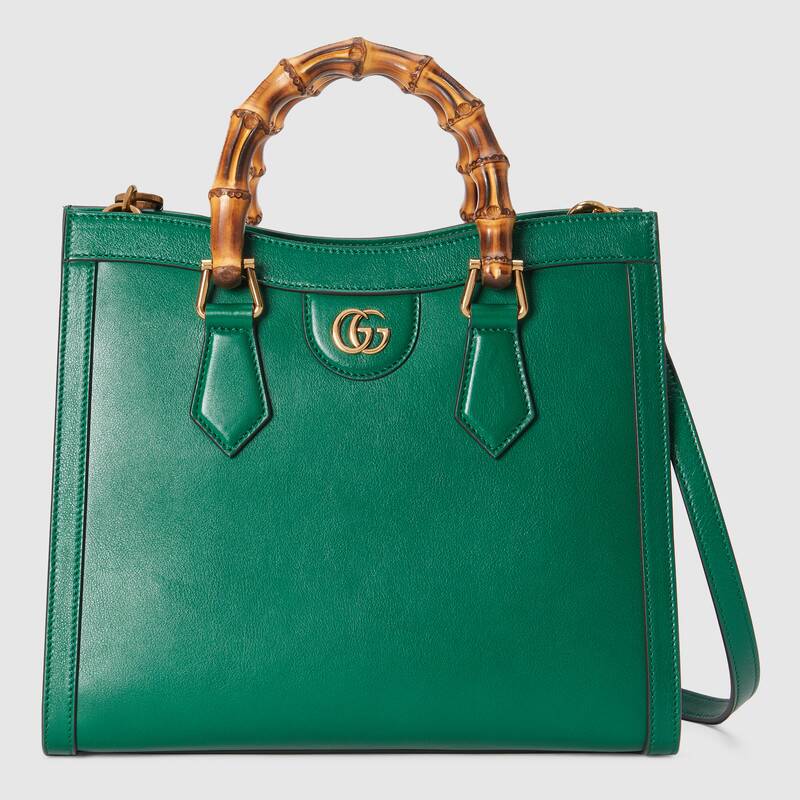 Gucci Diana Small Tote Bag Shoulder Bag 660195 Green